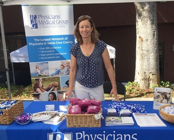 Lisa McGrath at the Alliance Health Fair