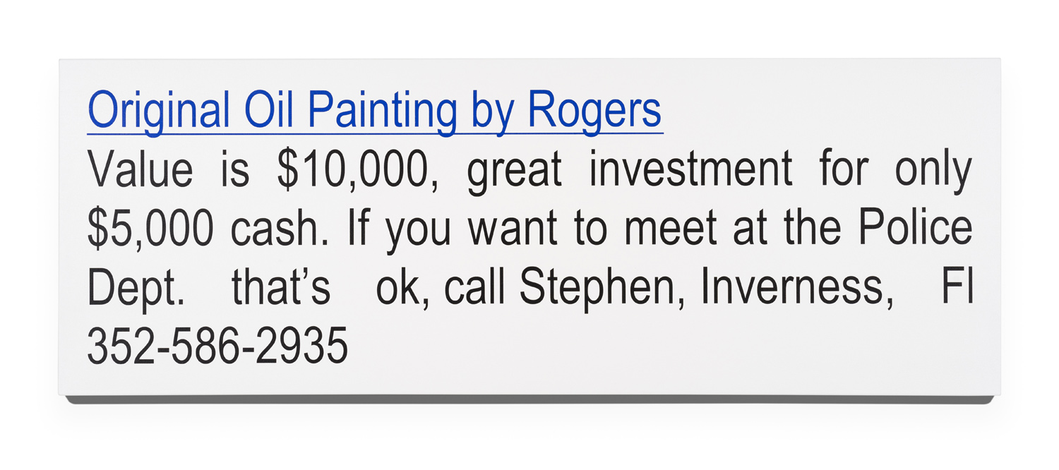 Original Oil Painting by Rogers 2016
