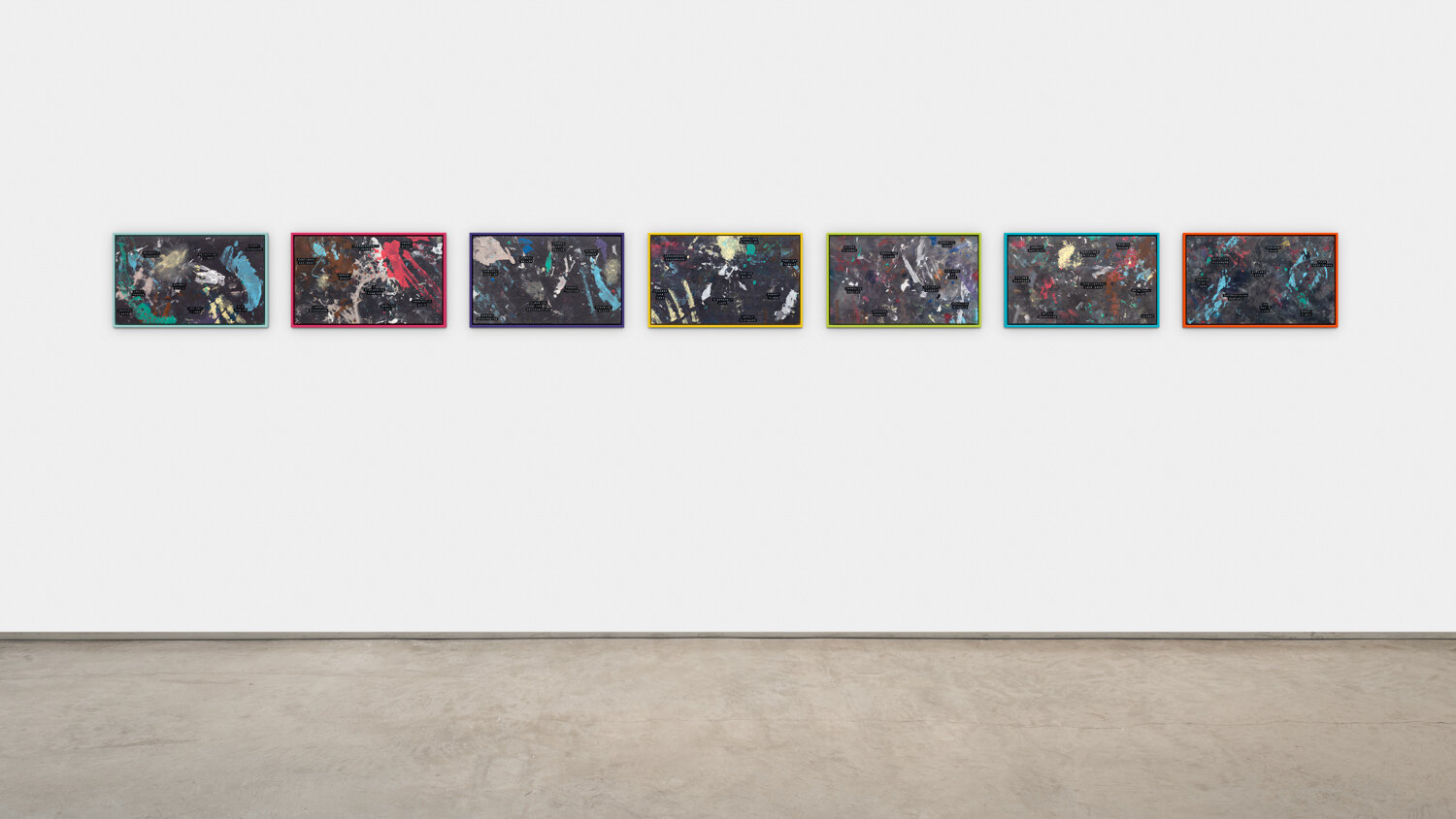 The Greatest Abstract Painting of All Time 2019 #1 - 7, Installation view