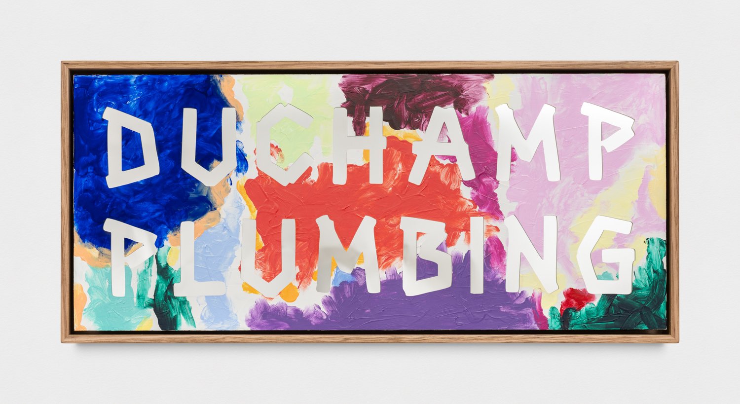Regression painting (Duchamp Plumbing) 2023