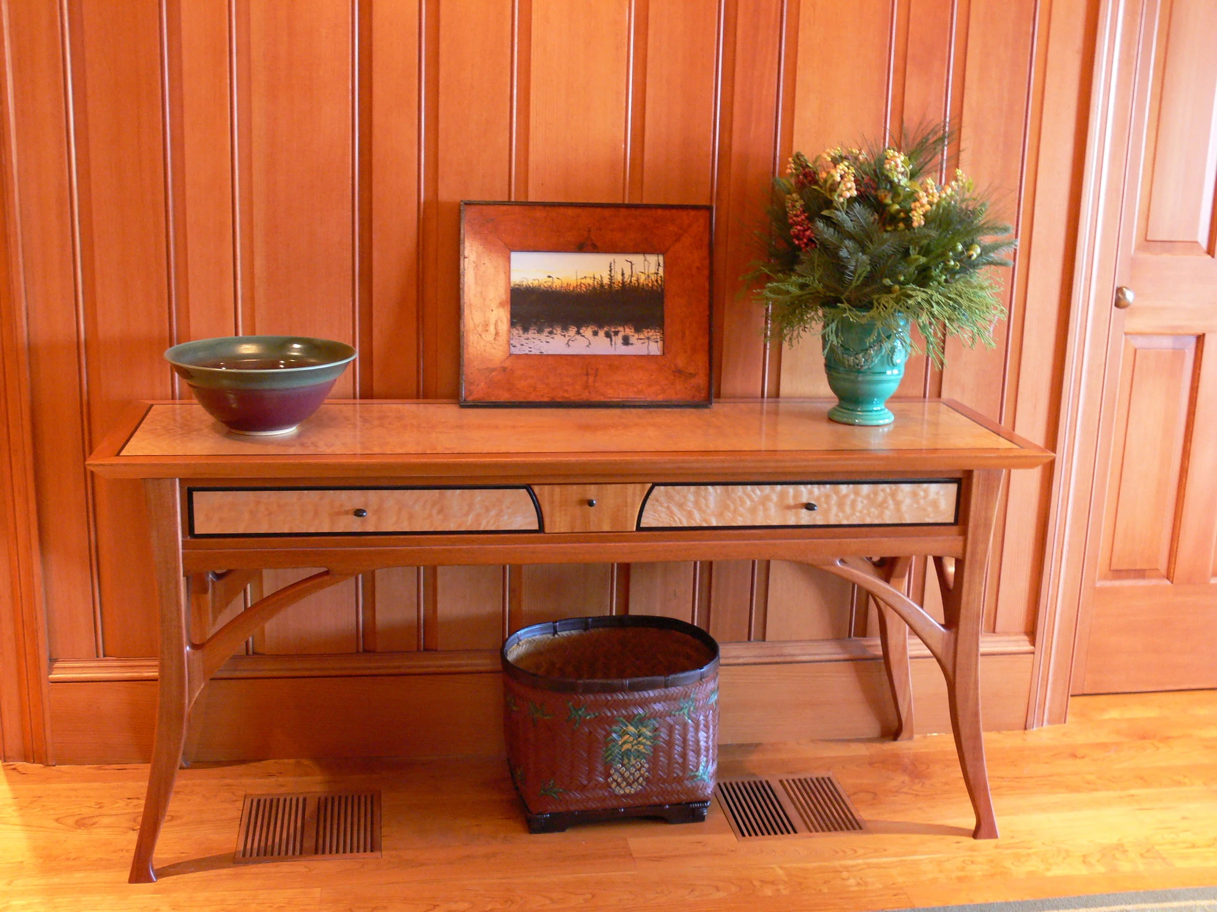 Inlaid Console Table