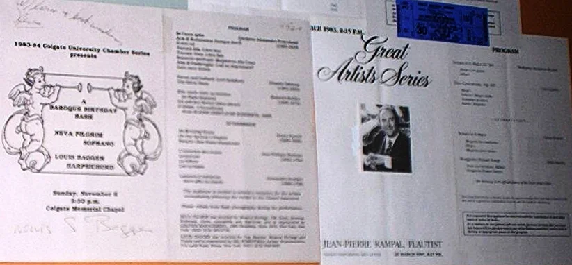  Jean-Pierre Rampal ,&nbsp;&nbsp;&nbsp;&nbsp;&nbsp; Neva Pilgrim &amp; Louis Bagger 