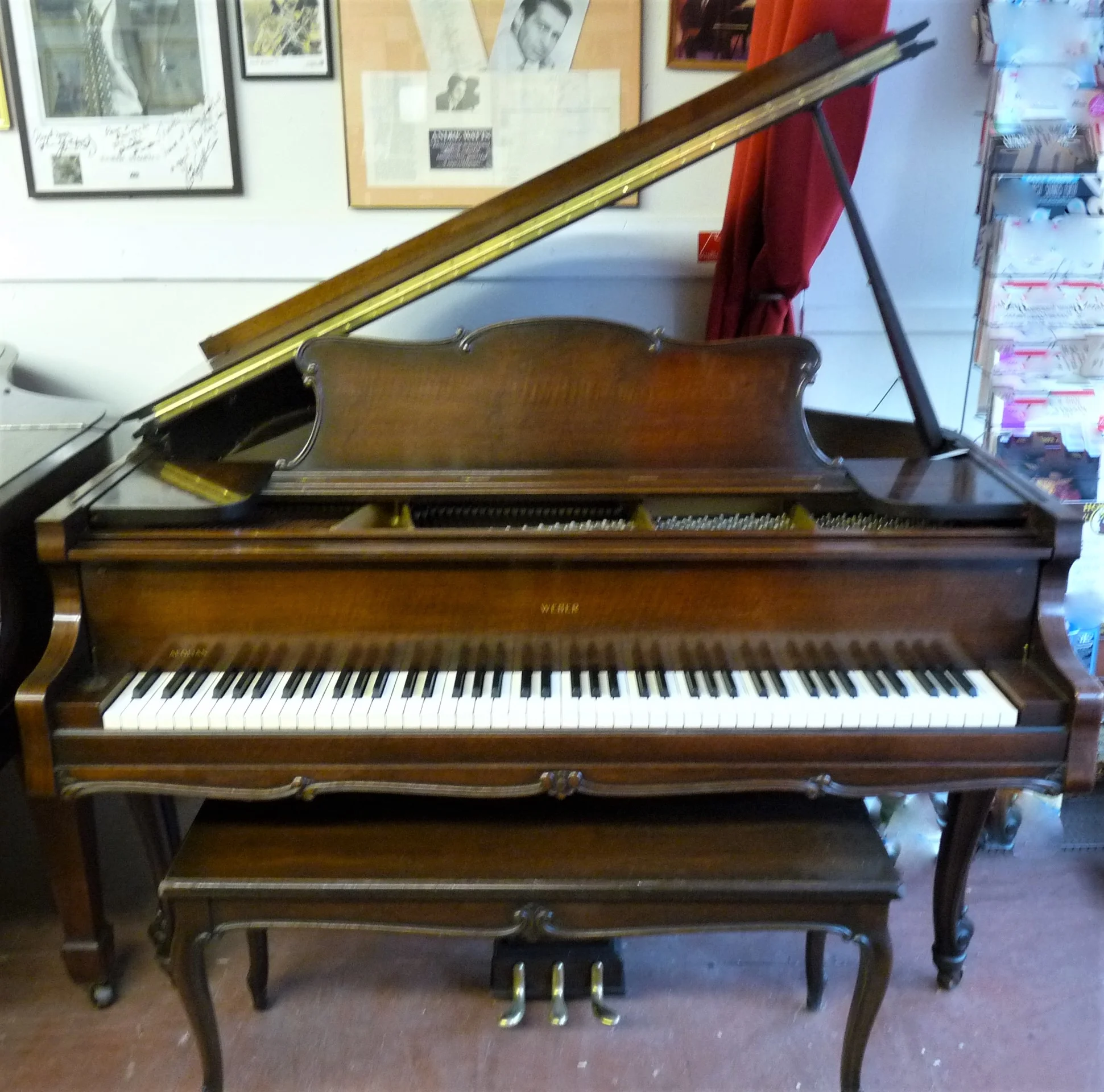 WEBER, 5’1” French Provincial Grand Piano