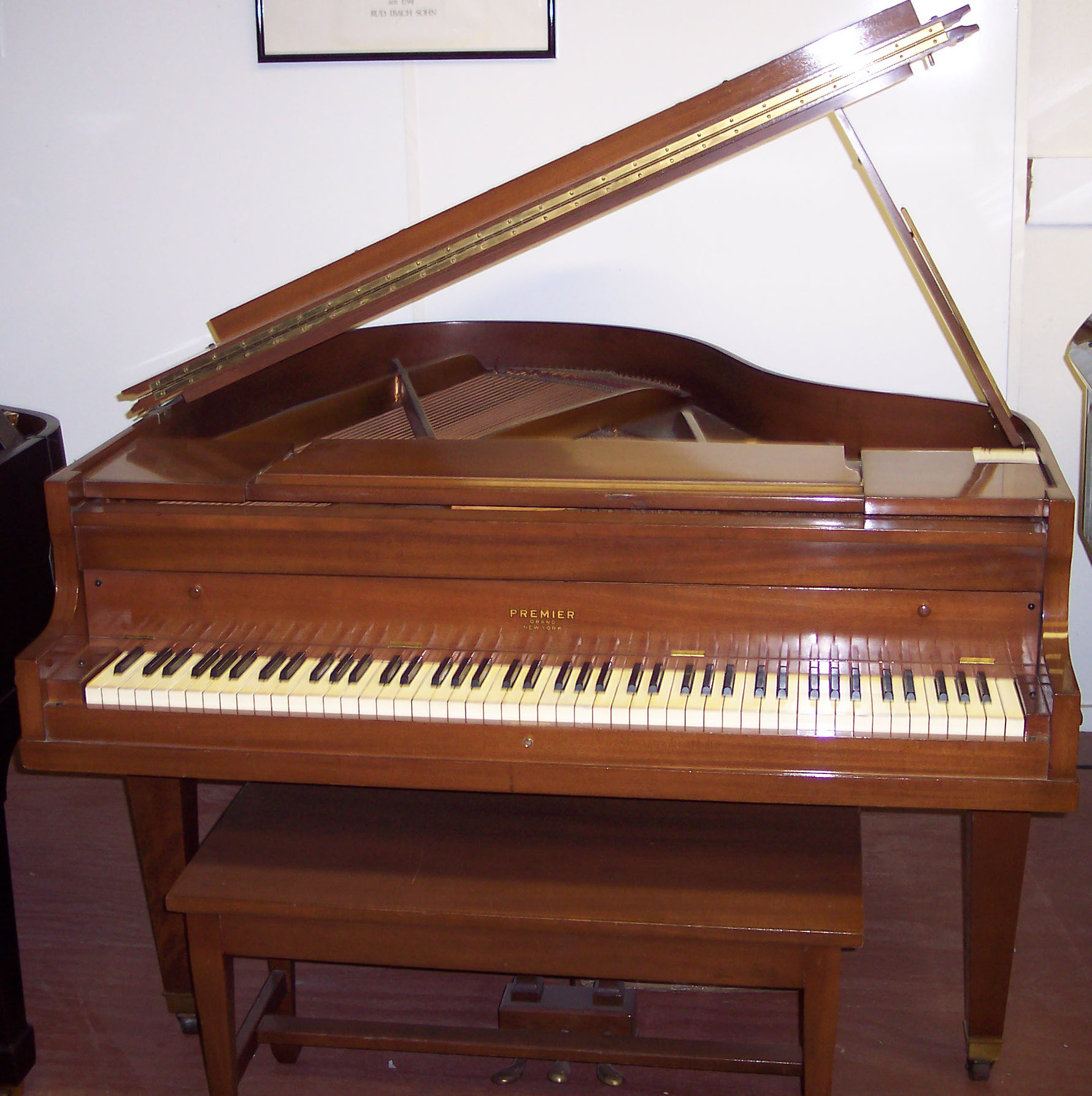 PREMIER 4’ 10” Walnut Baby Grand Piano 