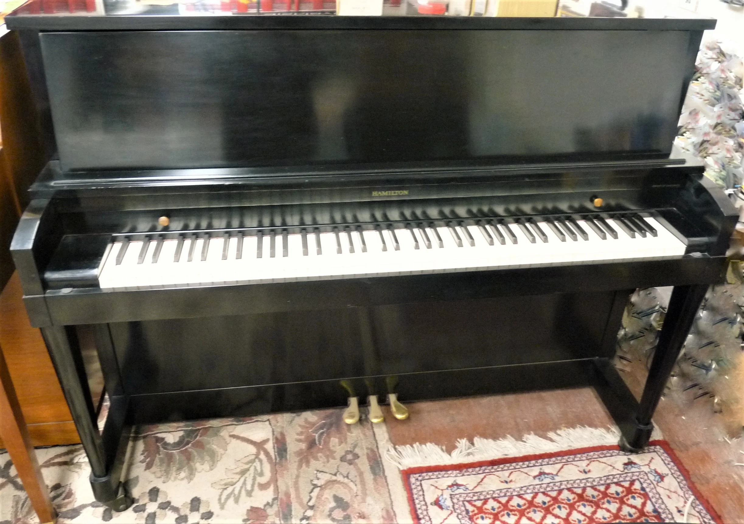  Baldwin, model 243, 45” Hamilton Studio Upright &amp;  Bench, serial # 197909