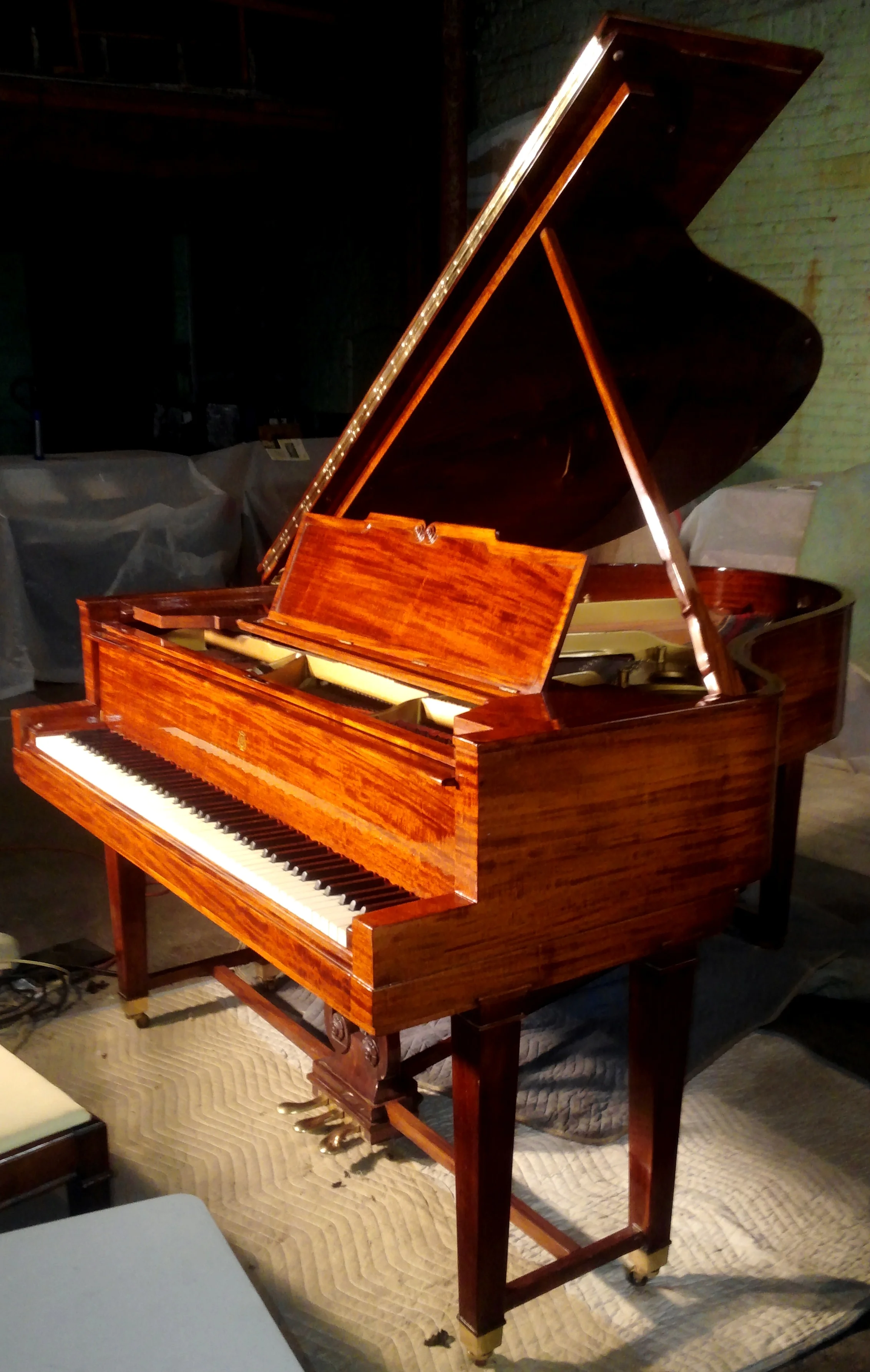 Steinway &amp; Sons, model O Sheraton (Sketch #617a),5’10½” Art Case Grand