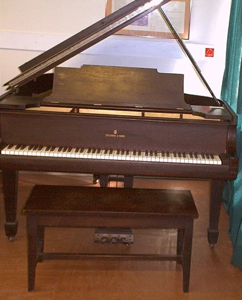 PIANO:  Steinway & Sons,  model M, 5’7” Grand Piano, serial # 204702