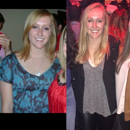 8 years and a significant mental shift. Loving yourself means exercising to get stronger, eating to fuel your energy levels and trusting your body to tell you what it needs!