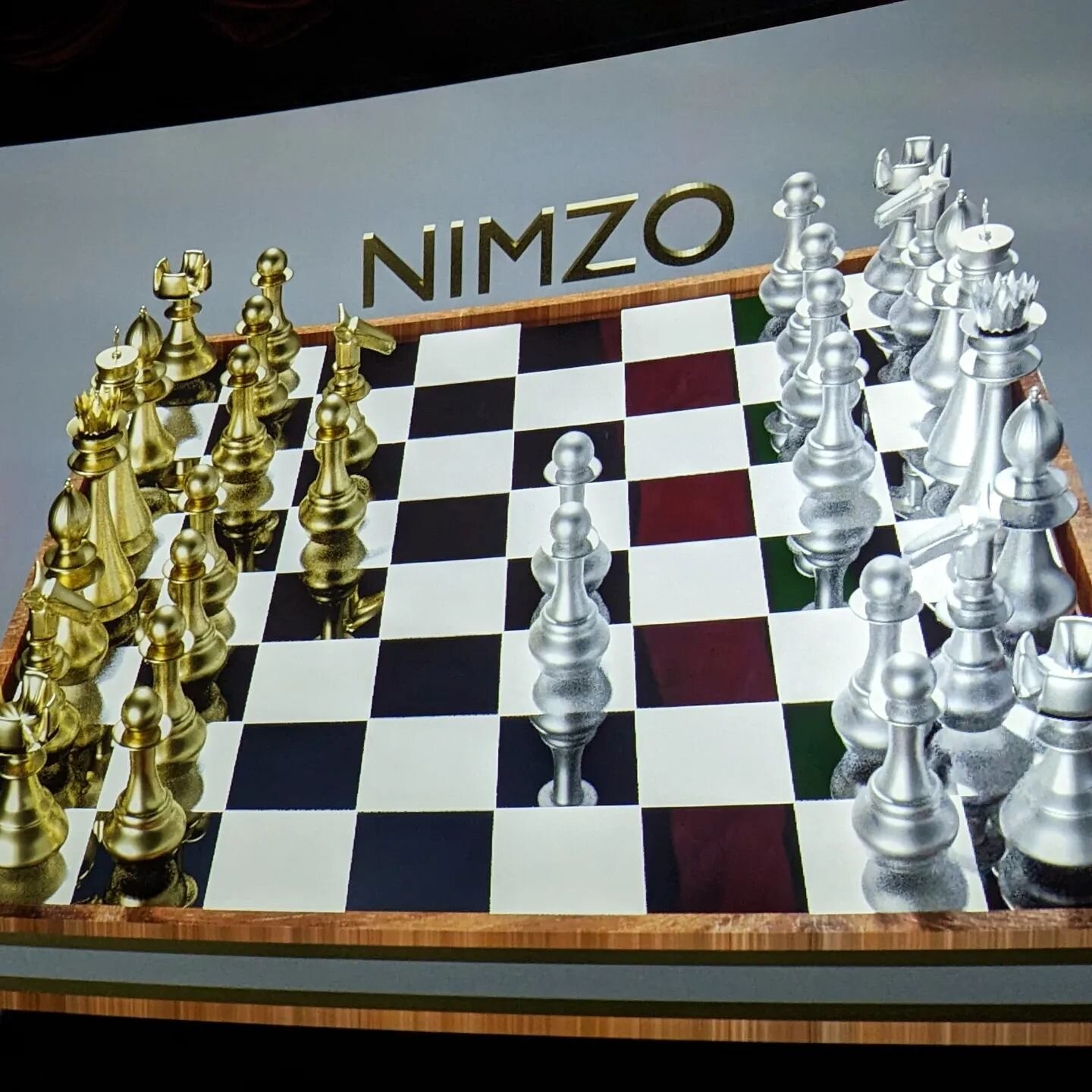 This is one of my favorite chess openings. @bern_after_reading Your graphics looked so sick on the big screen #chess #kingchess #chesscom #graphics #openings #chessopenings