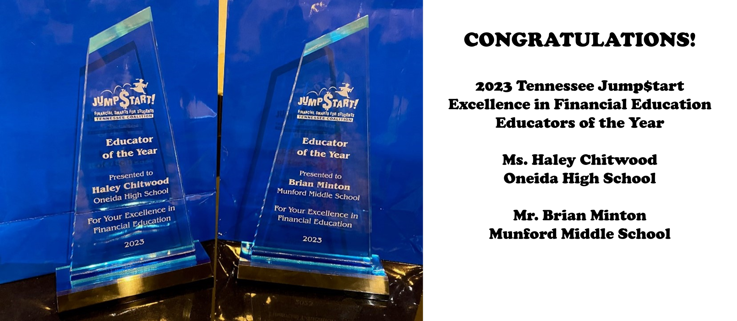 Educator of the Year — Tennessee Jump$tart