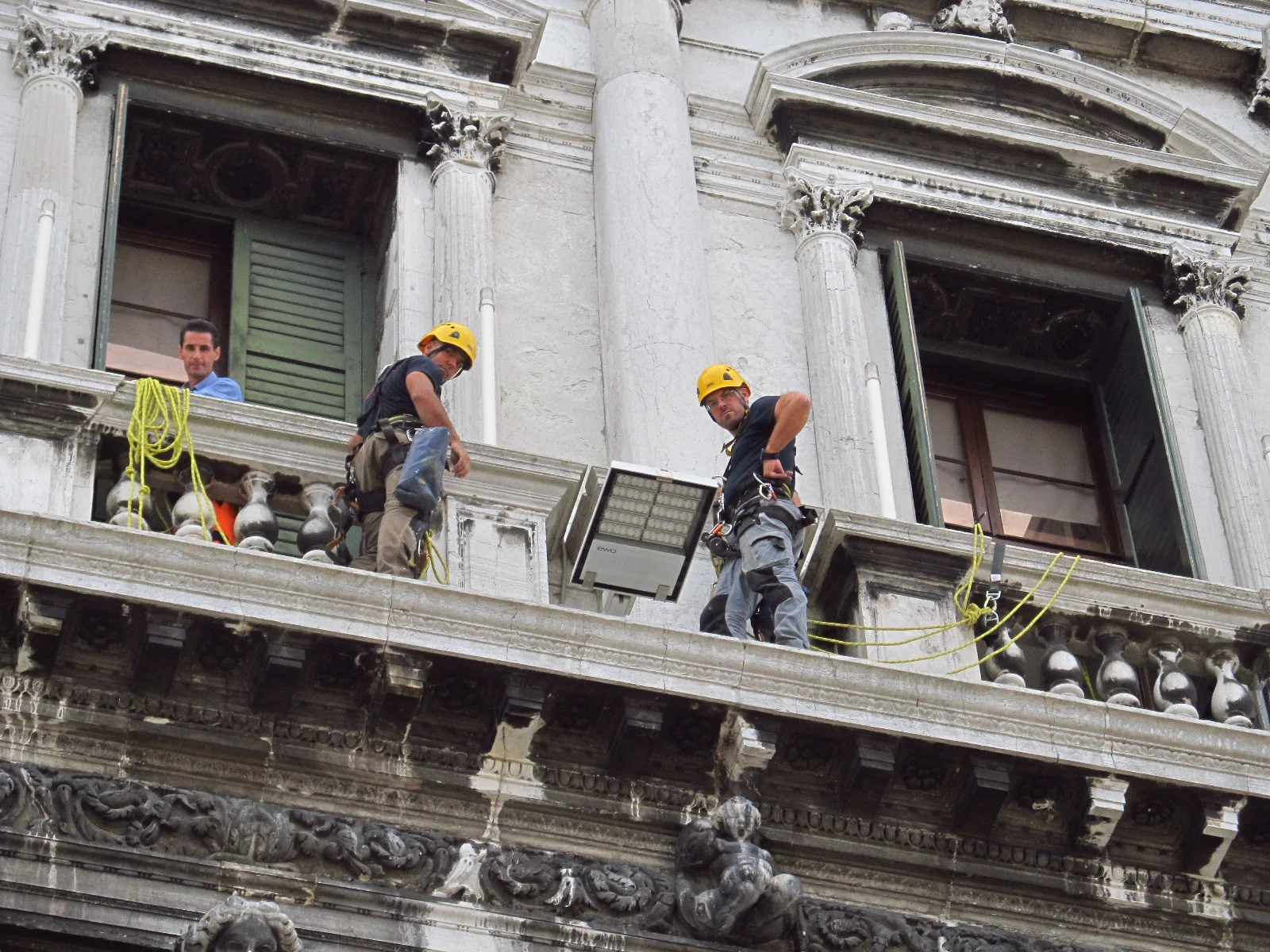  Adjusting Lights on the Correr Museum 
