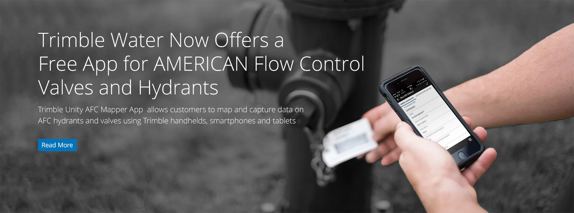 >Trimble Water Now Offers a Free App for AMERICAN Flow Control Valves and Hydrants