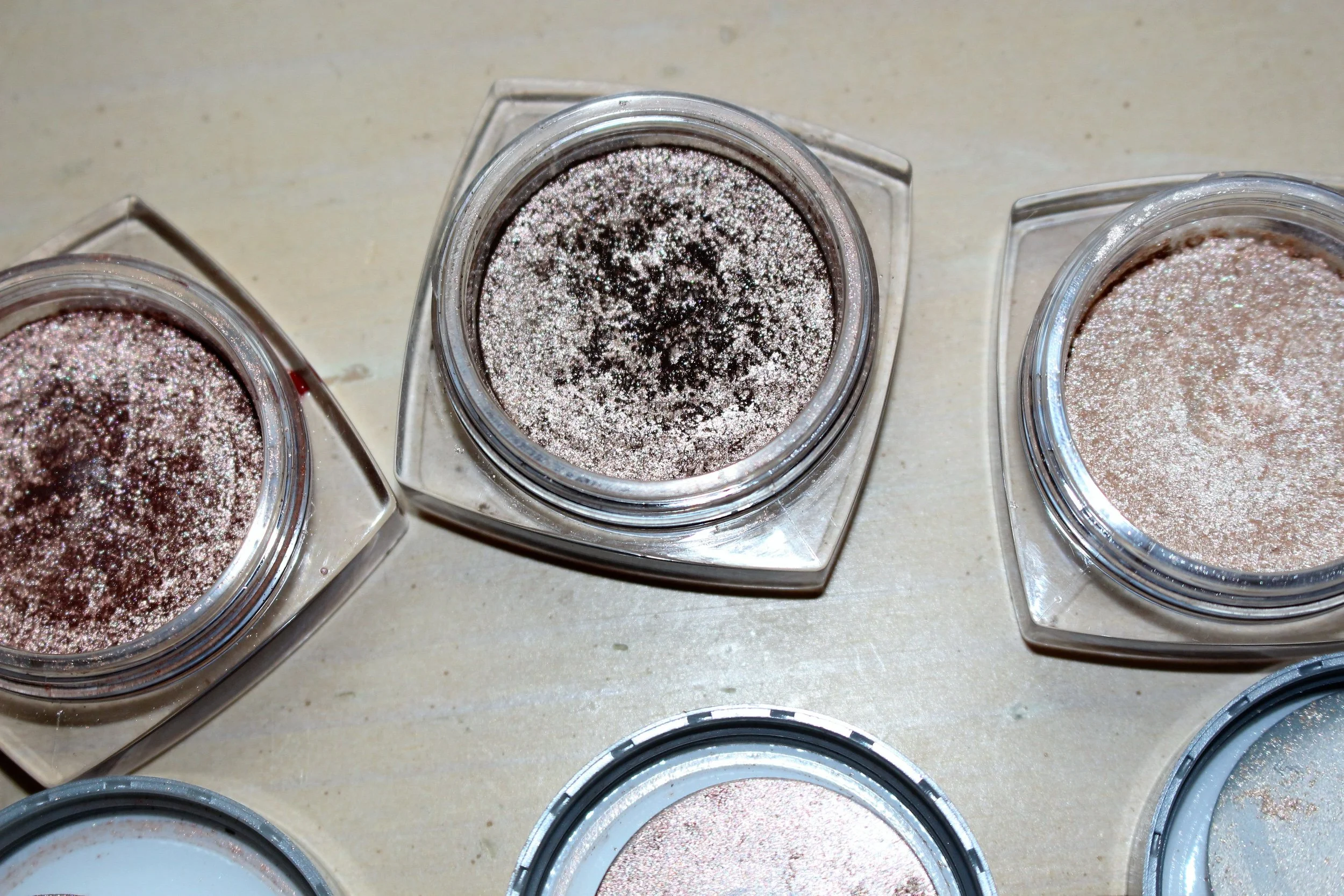 From left to right: Amber Rush, Bronzed Taupe, Iced Latte