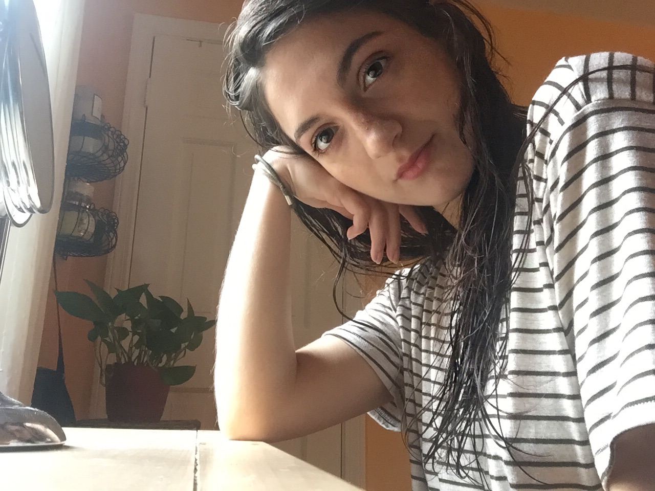 On zee face: MUFE HD stick foundation in 117, Benefit ka-brow in 04, NYX dark circle concealer, and Hourglass Illume Sheer Color Trio