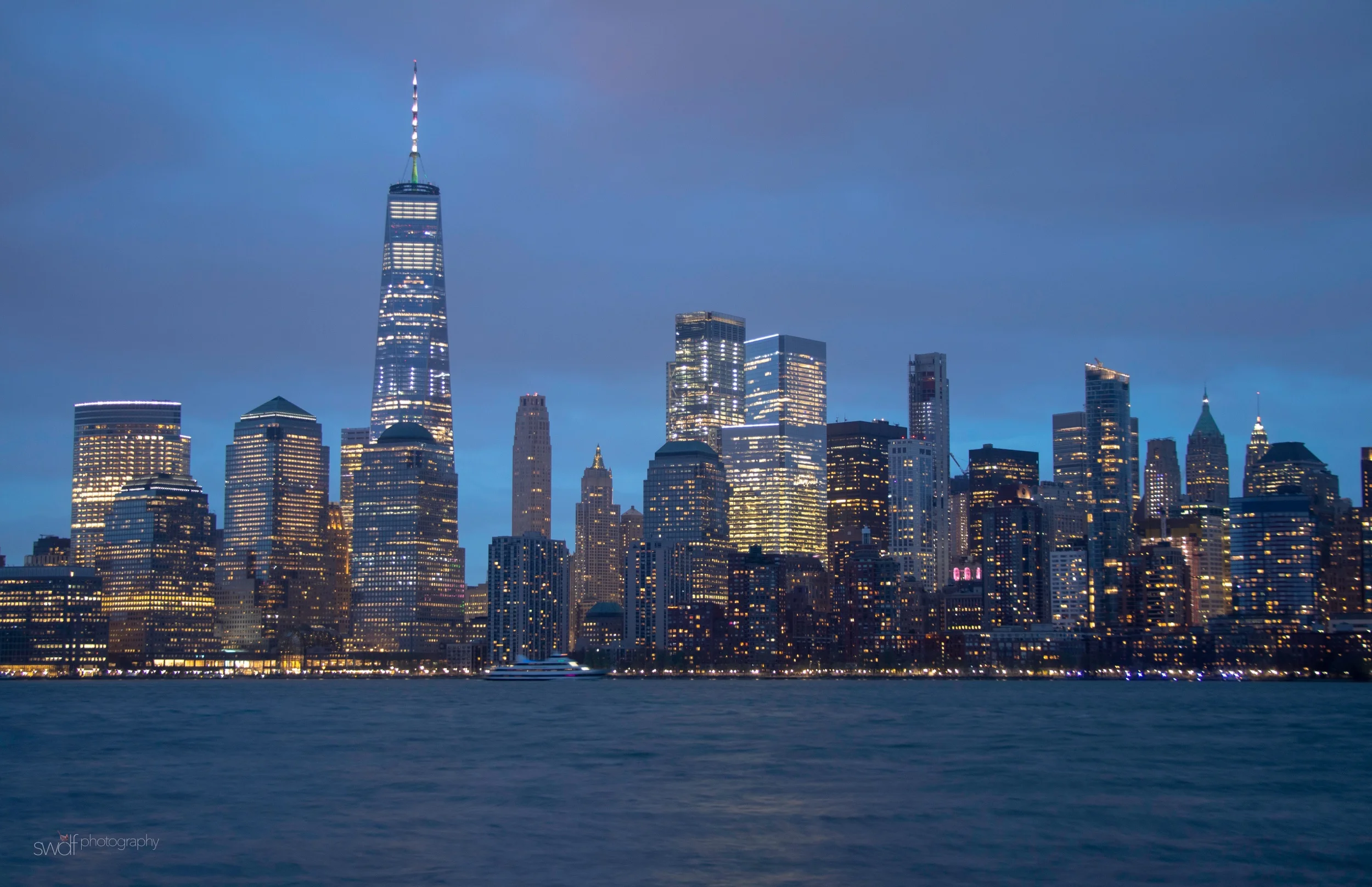 Lower Manhattan Skyline - Blue Hour 11x17.jpeg