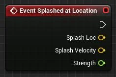  Called when ripples are created by actor collision or manually at a location. Doesn't trigger for automatically detected interactions based on custom depth 