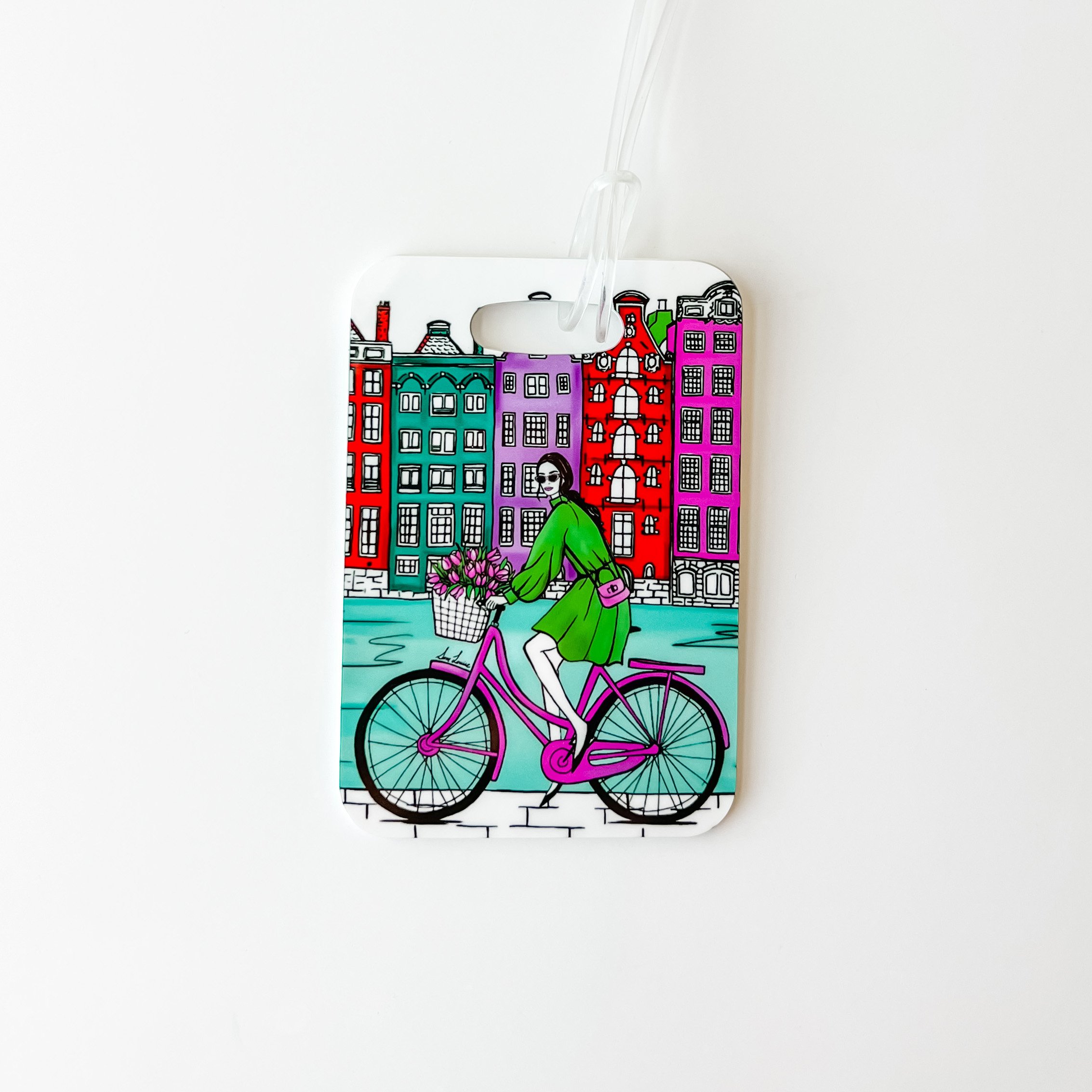 Amsterdam Fashion Luggage Tag