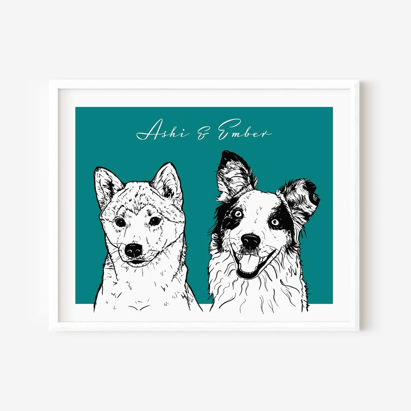 Hand-drawn portraits of their beloved furry friends make the perfect gifts! 🎁🐾 Order now at the link in our bio to receive by Christmas ❤️

#dogportraits #dogart #dogmomlife