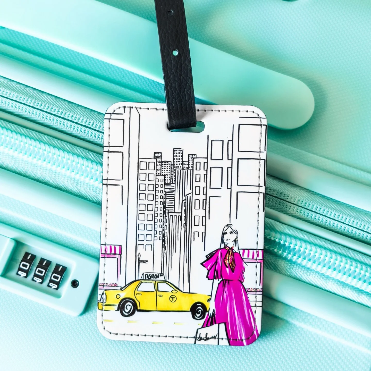 Gifts for the girls? Look no further 💕 Our new luggage tags are perfect for your Galentines and/or your next girls&rsquo; trip! Shop at the link in our bio 💌

#luggagetag #travelaccessories #girlstrip #galentines #forthegirls