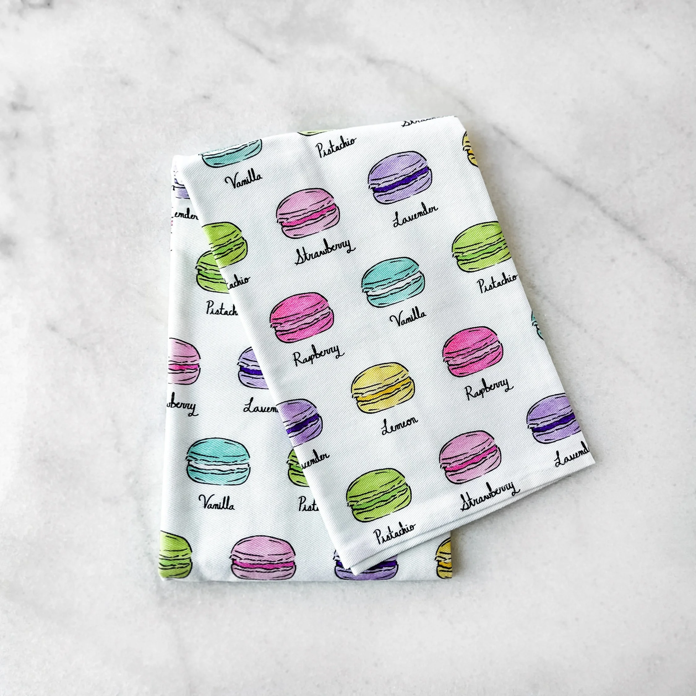 Macaron Tea Towel