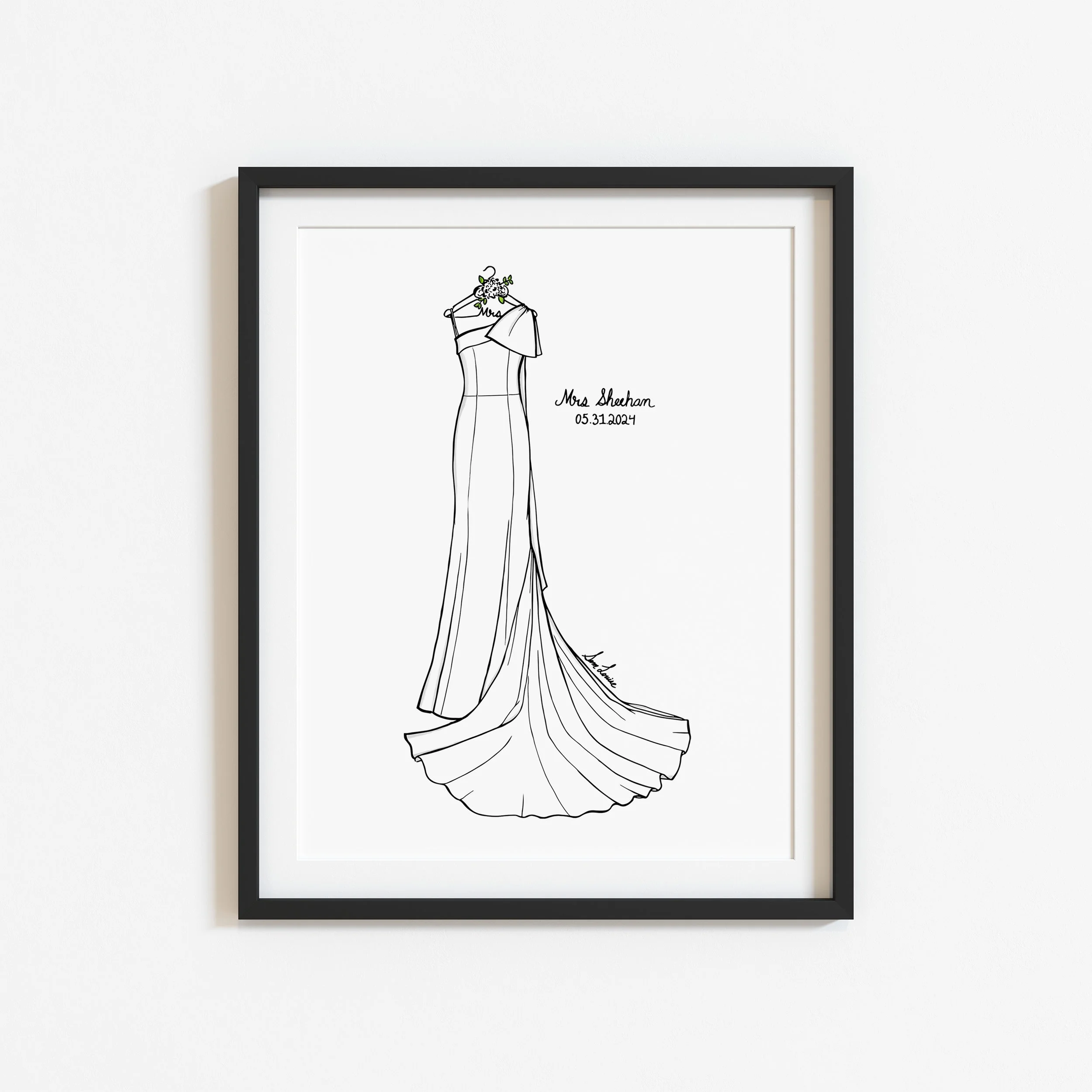 elegant wedding dress design