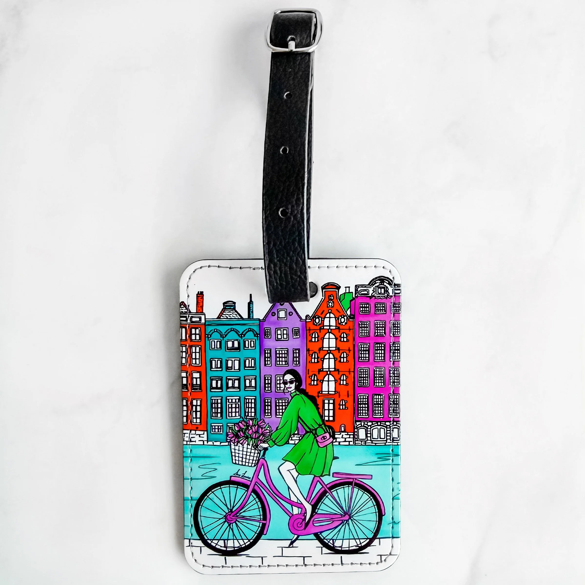 Amsterdam Fashion Luggage Tag