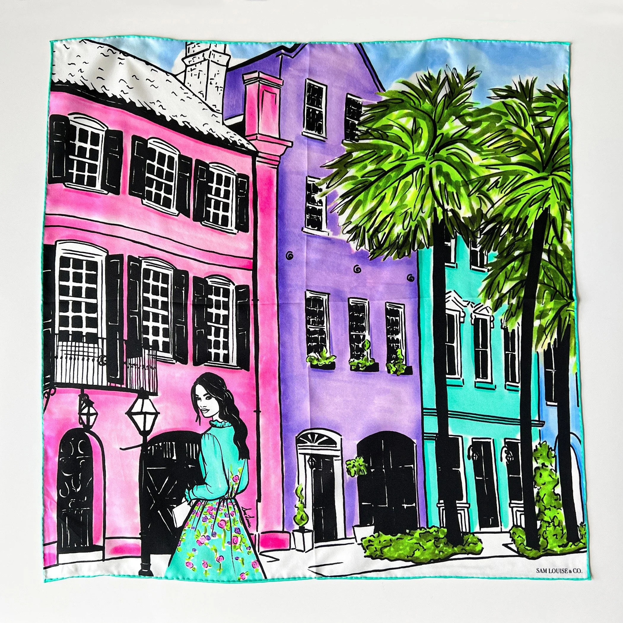 Charleston Silk Scarf