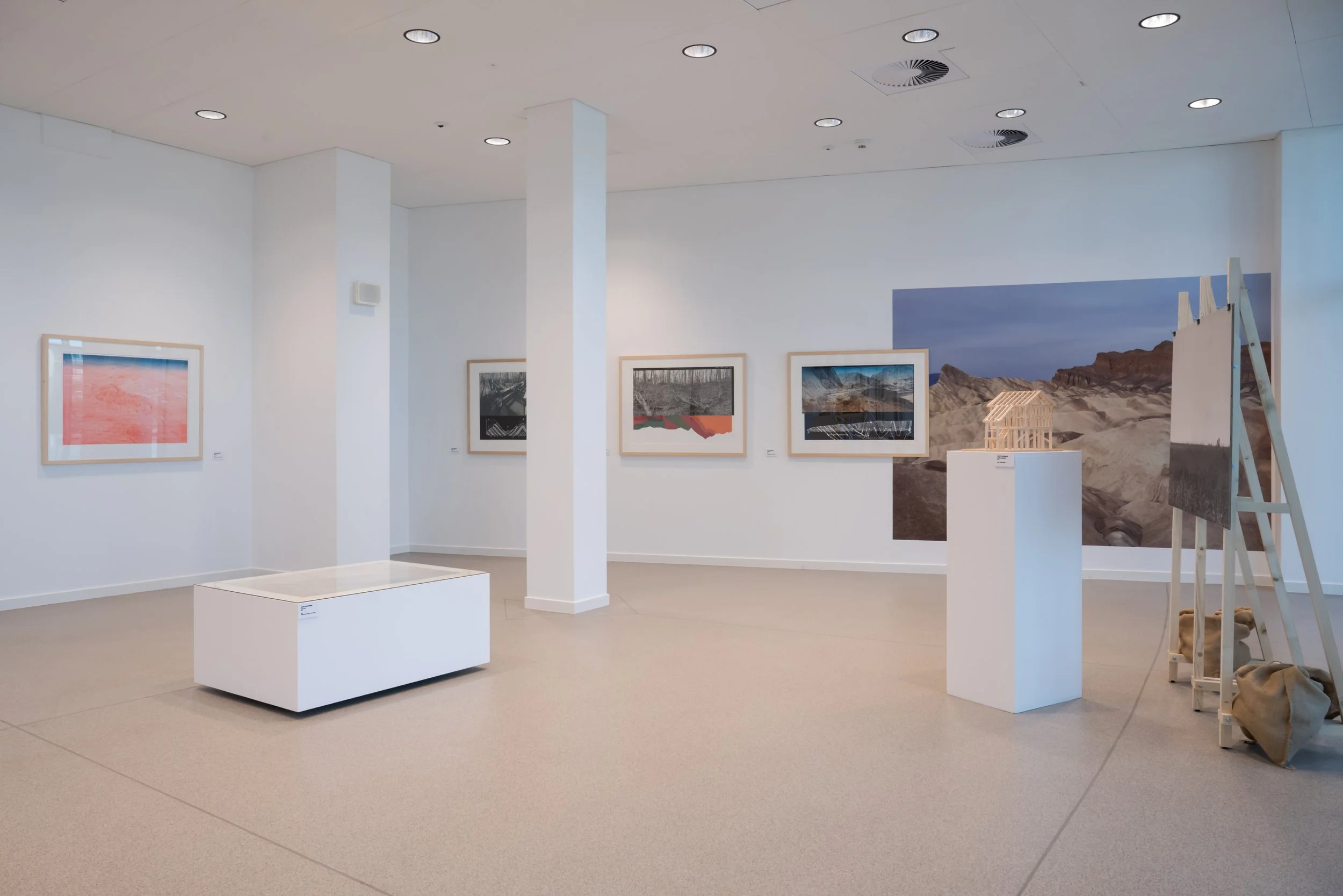  Maps of the Lost Landscape exhibition at the BWA Gallery in Olsztyn. 23.10-16.11.2025  Curated by Monika Sadowska. All photos by Jakub Zdanowicz / BWA Archive. 