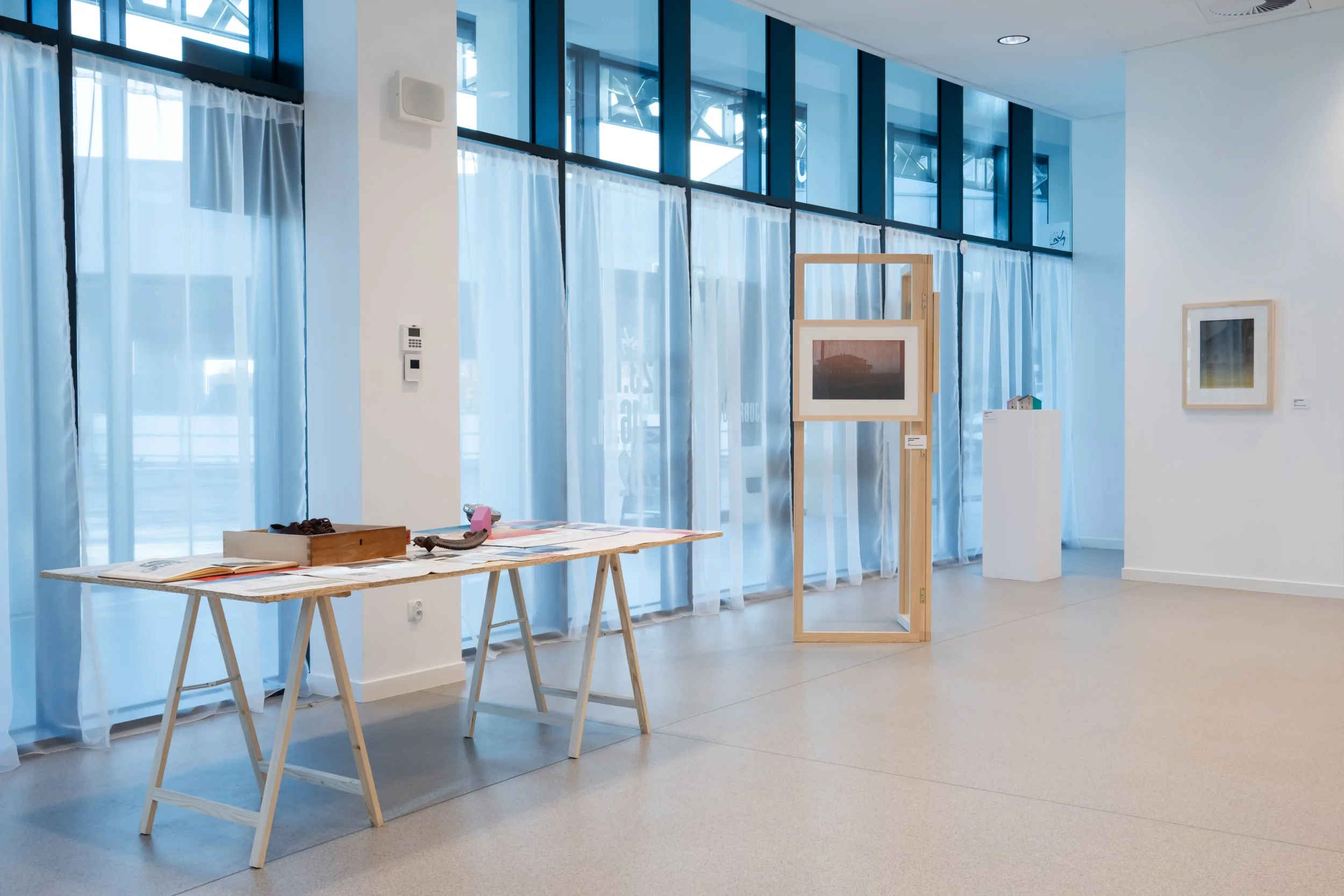  Maps of the Lost Landscape exhibition at the BWA Gallery in Olsztyn. 23.10-16.11.2025  Curated by Monika Sadowska. All photos by Jakub Zdanowicz / BWA Archive. 