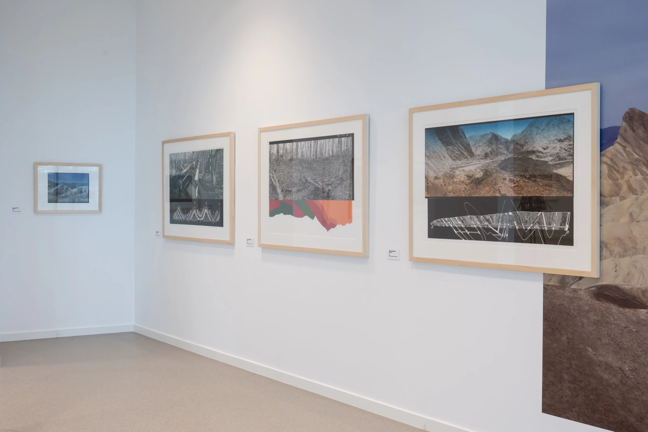  Maps of the Lost Landscape exhibition at the BWA Gallery in Olsztyn. 23.10-16.11.2025  Curated by Monika Sadowska. All photos by Jakub Zdanowicz / BWA Archive. 