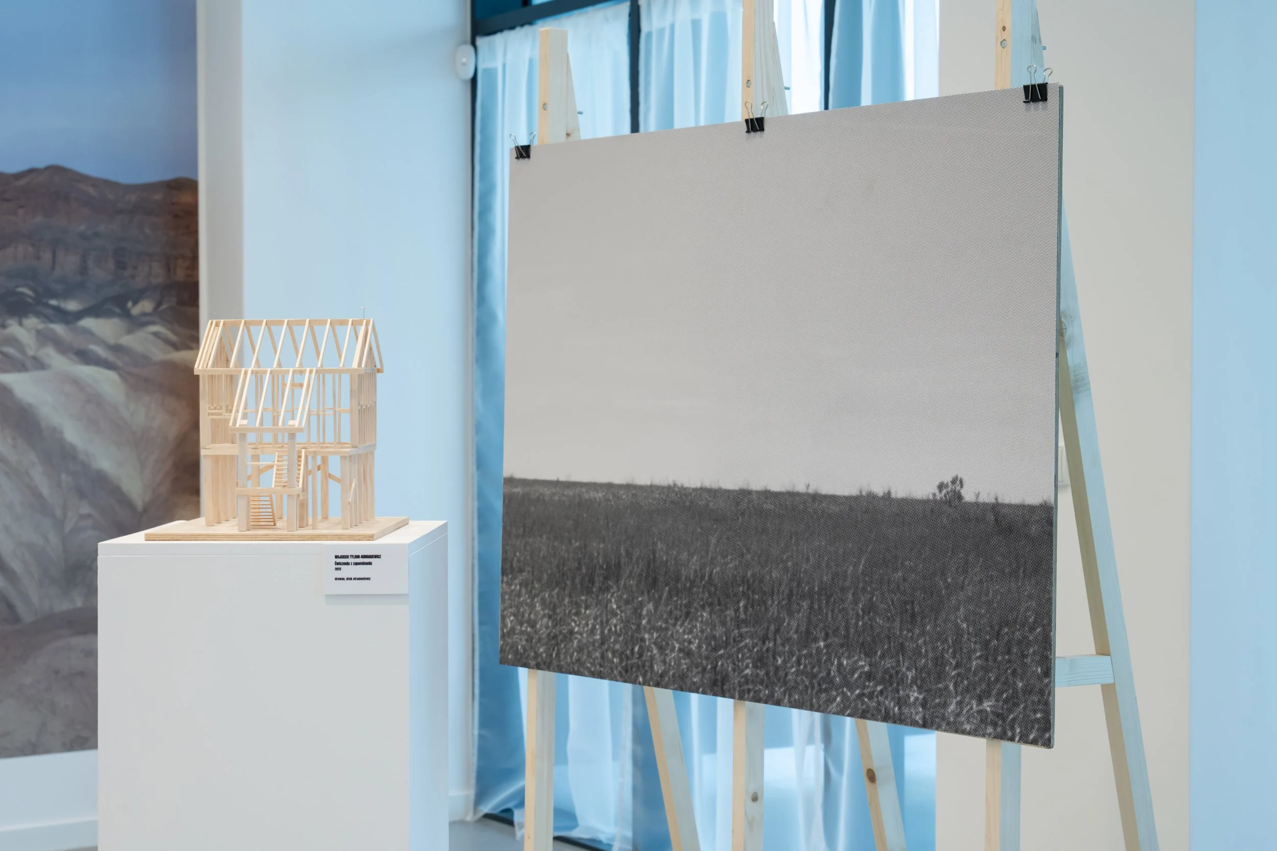  Maps of the Lost Landscape exhibition at the BWA Gallery in Olsztyn. 23.10-16.11.2025  Curated by Monika Sadowska. All photos by Jakub Zdanowicz / BWA Archive. 