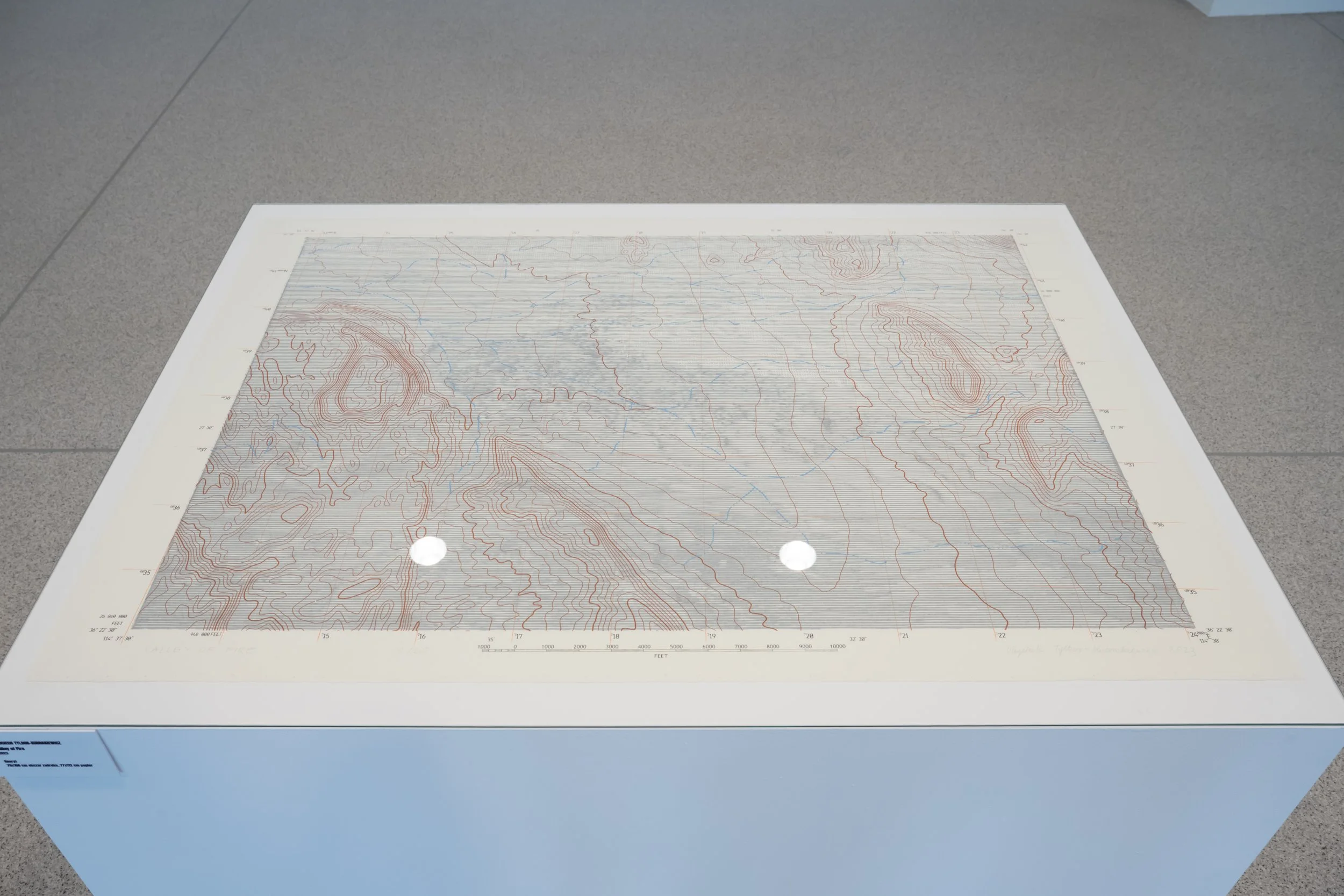  Maps of the Lost Landscape exhibition at the BWA Gallery in Olsztyn. 23.10-16.11.2025  Curated by Monika Sadowska. All photos by Jakub Zdanowicz / BWA Archive. 