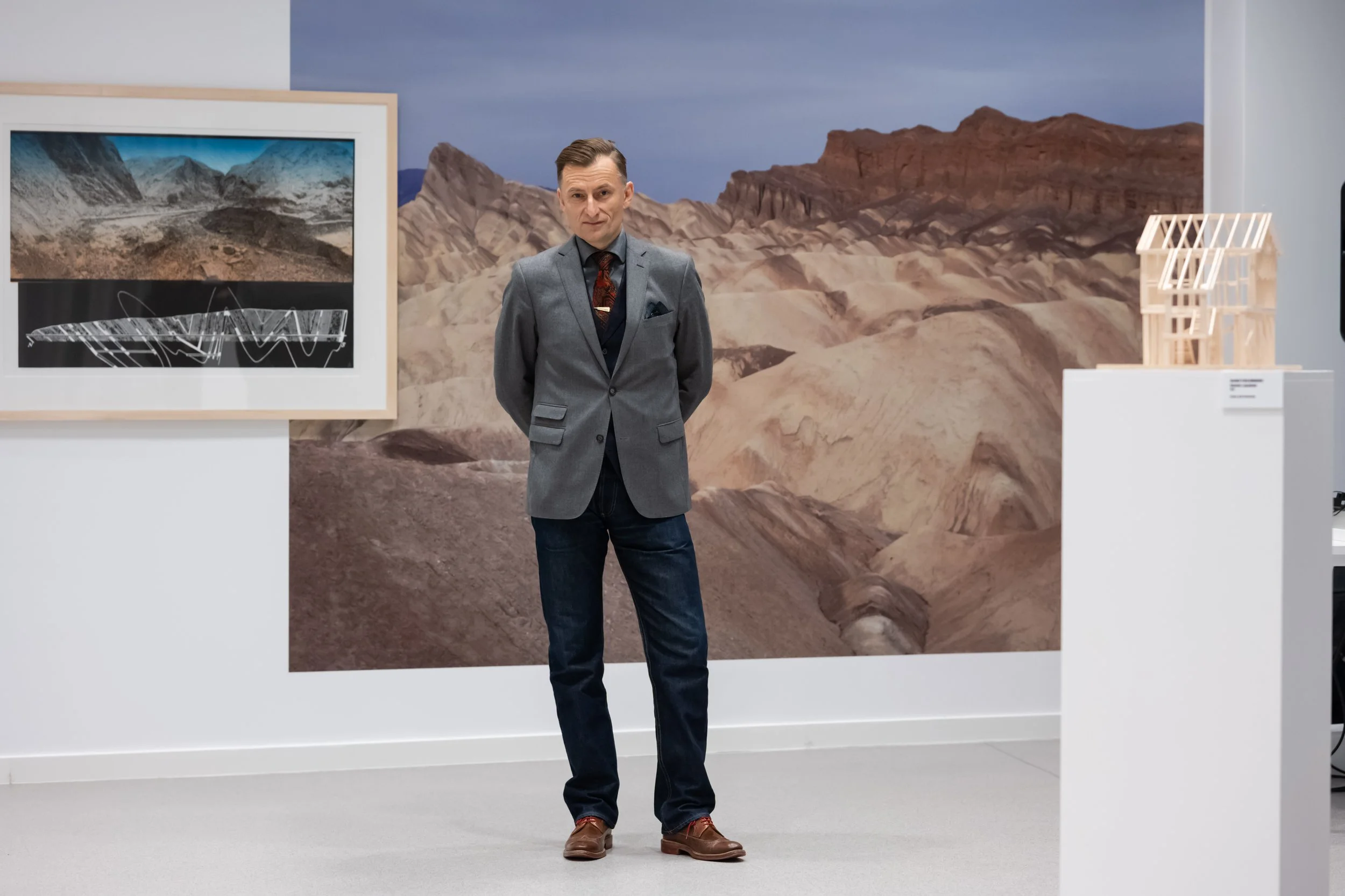  Maps of the Lost Landscape exhibition at the BWA Gallery in Olsztyn. 23.10-16.11.2025  Curated by Monika Sadowska. All photos by Jakub Zdanowicz / BWA Archive. 