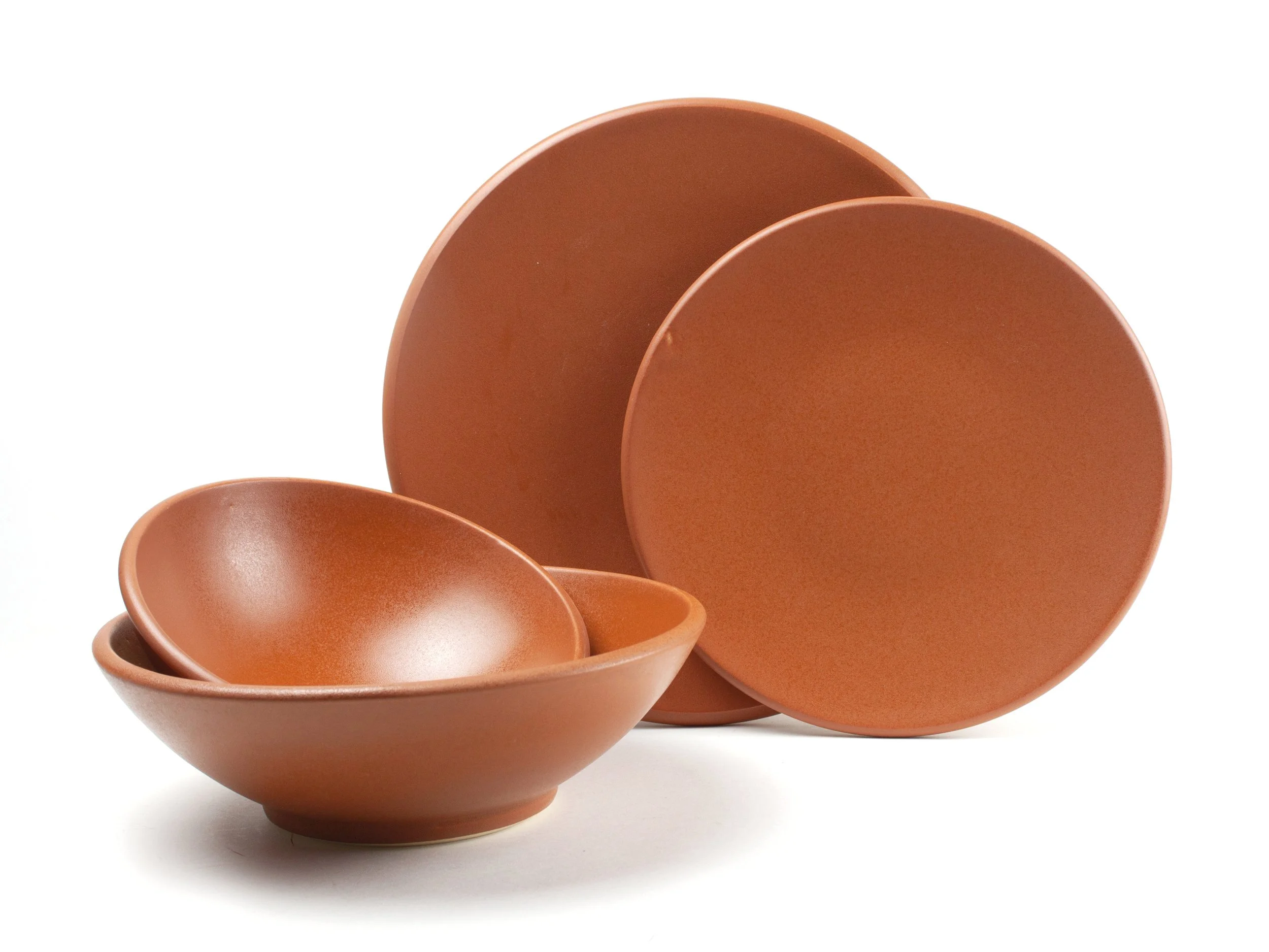 Addis Ceramics — 4 Piece Dinner Set Handmade Pottery Tulsa, OK