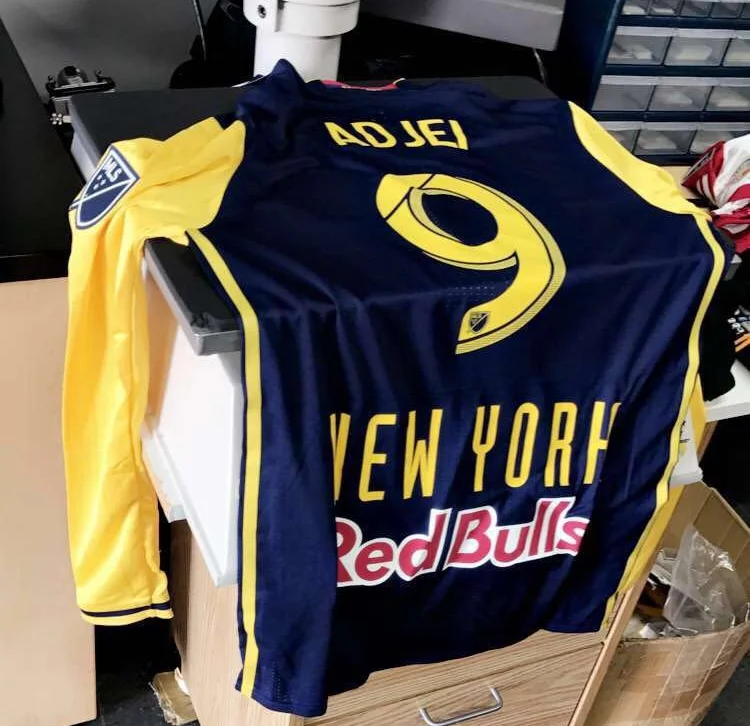 Sammy Adjei visits former club NYRB
