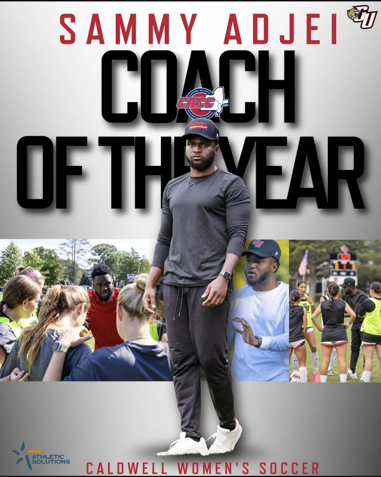 In 2025, I was voted the CACC Coach of the Year after taking my Caldwell team to back to back CACC championship games