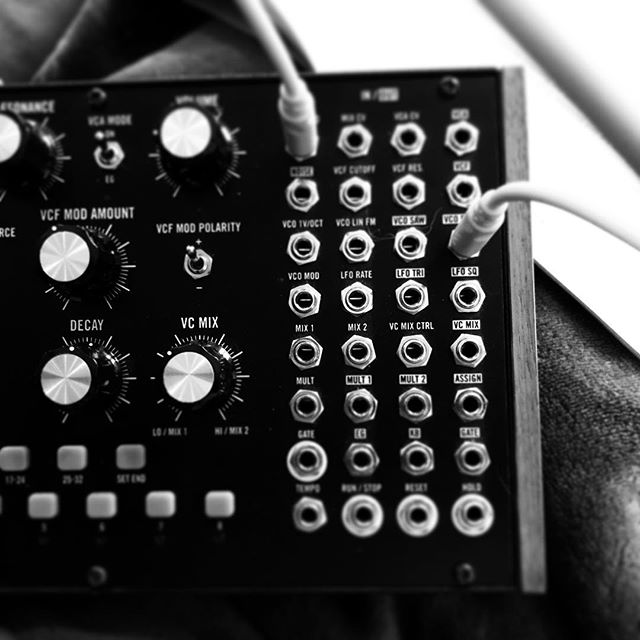 New Year&rsquo;s Eve tornado watch outside while cuddled on the couch with my @moogsynthesizers #mother32 and two cuddly pups. More of this in 2019 please.