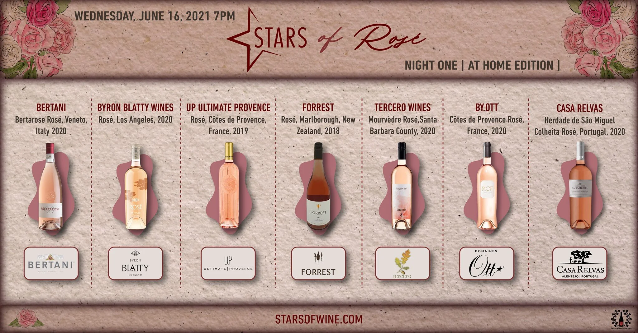 STARS of Rosé Night One