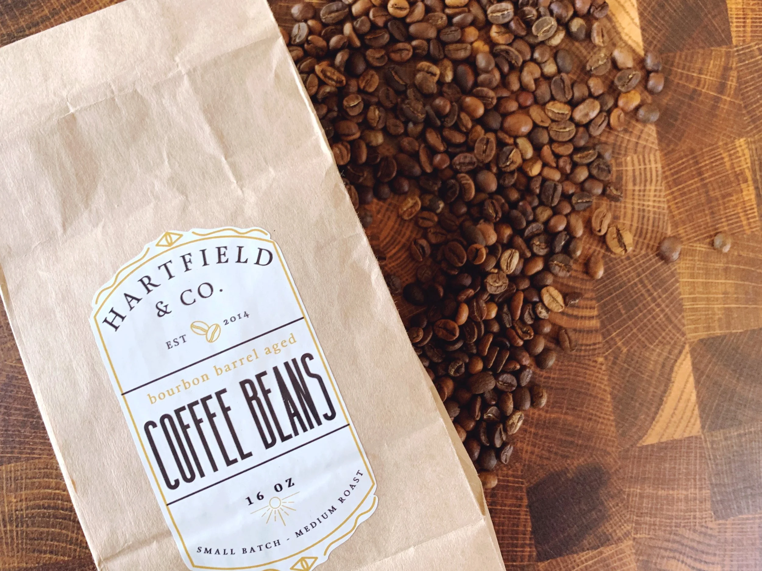 Bourbon Barrel Aged Coffee Beans
