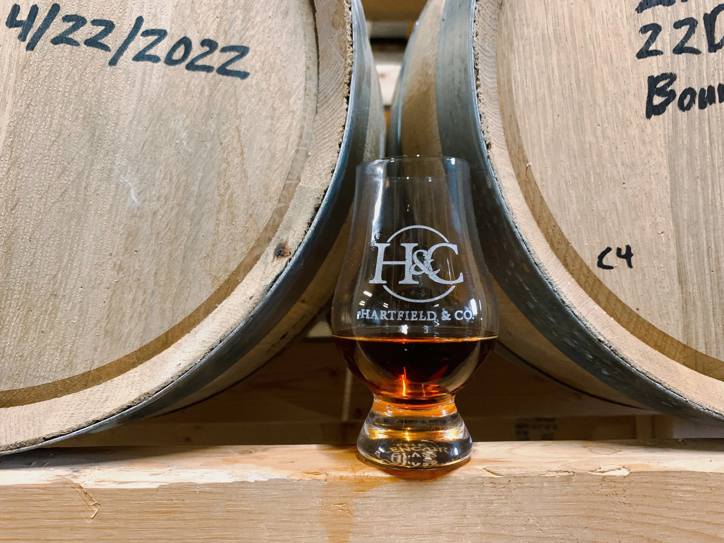 Hartfield & Co. Glencairn Whiskey Tasting Glass - copyright Hartfield & Co. 2023 www.hartfieldandcompany.com