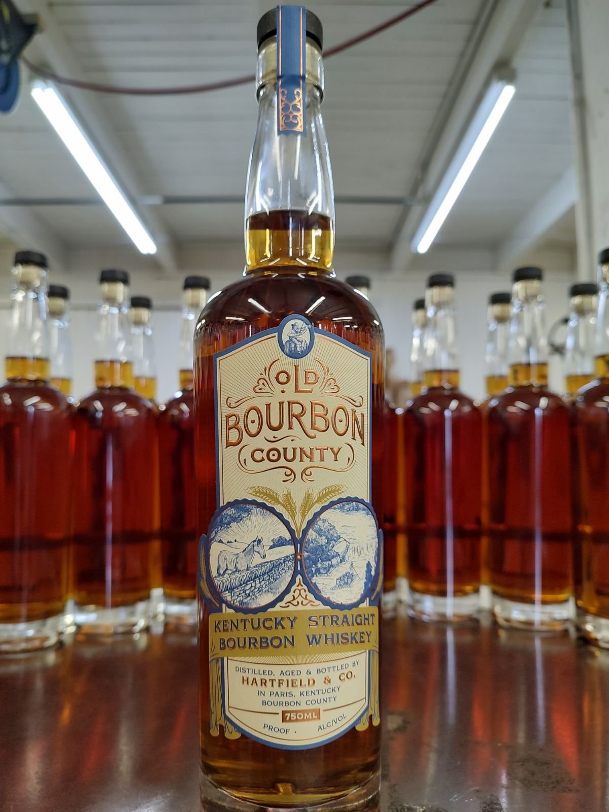 Old Bourbon County is a Kentucky Straight Bourbon Whiskey bottled at 110 proof and made in small batches.