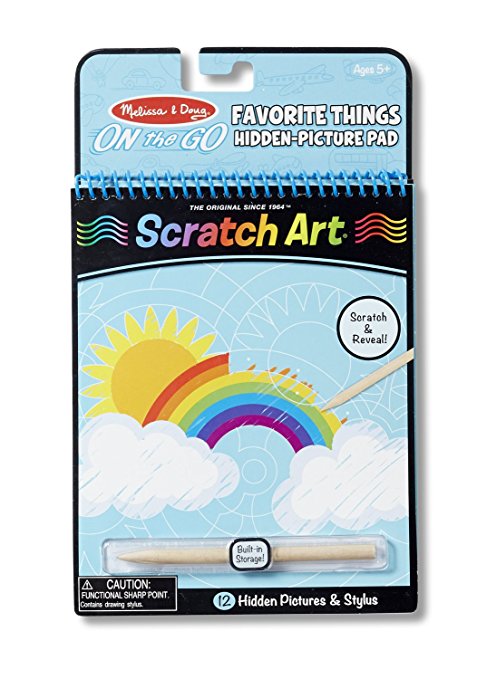 Travel Scratch Art Kit