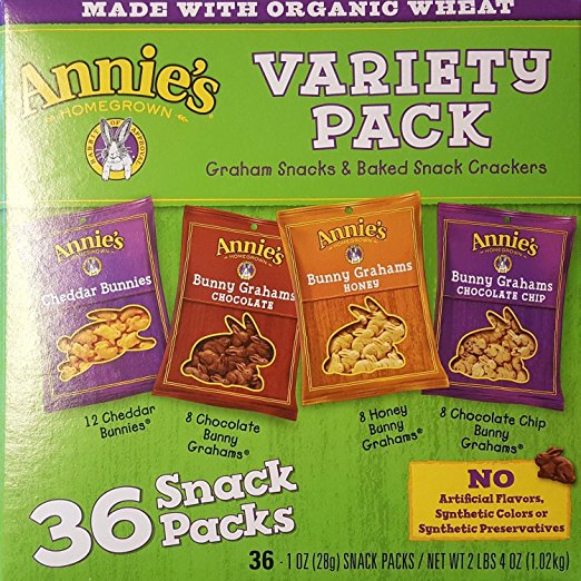 Annie's Bunnies Variety Travel Packs
