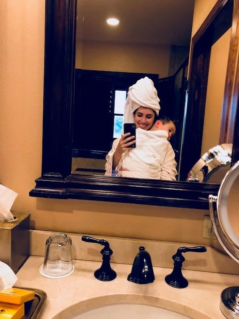 The hotel ended up being one of the highlights of our week. So cozy at The Hotel Granduca . And I ordered room service for three meals in a row. Yup, that’s right, I did. HA.