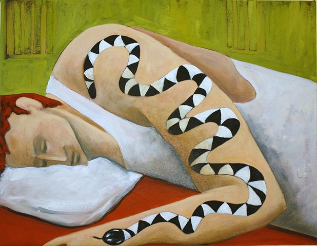 Judy Horowitz, "Sleeping Tattoo Man"