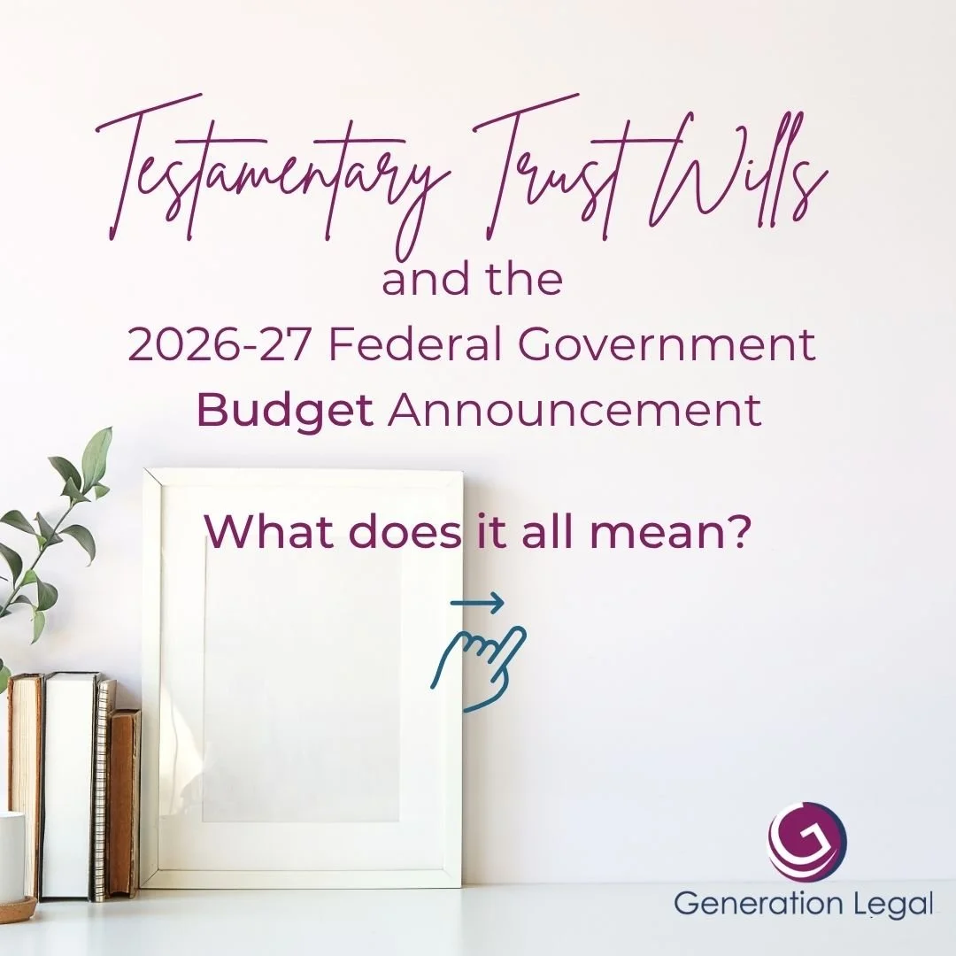Testamentary Trusts and the Budgets