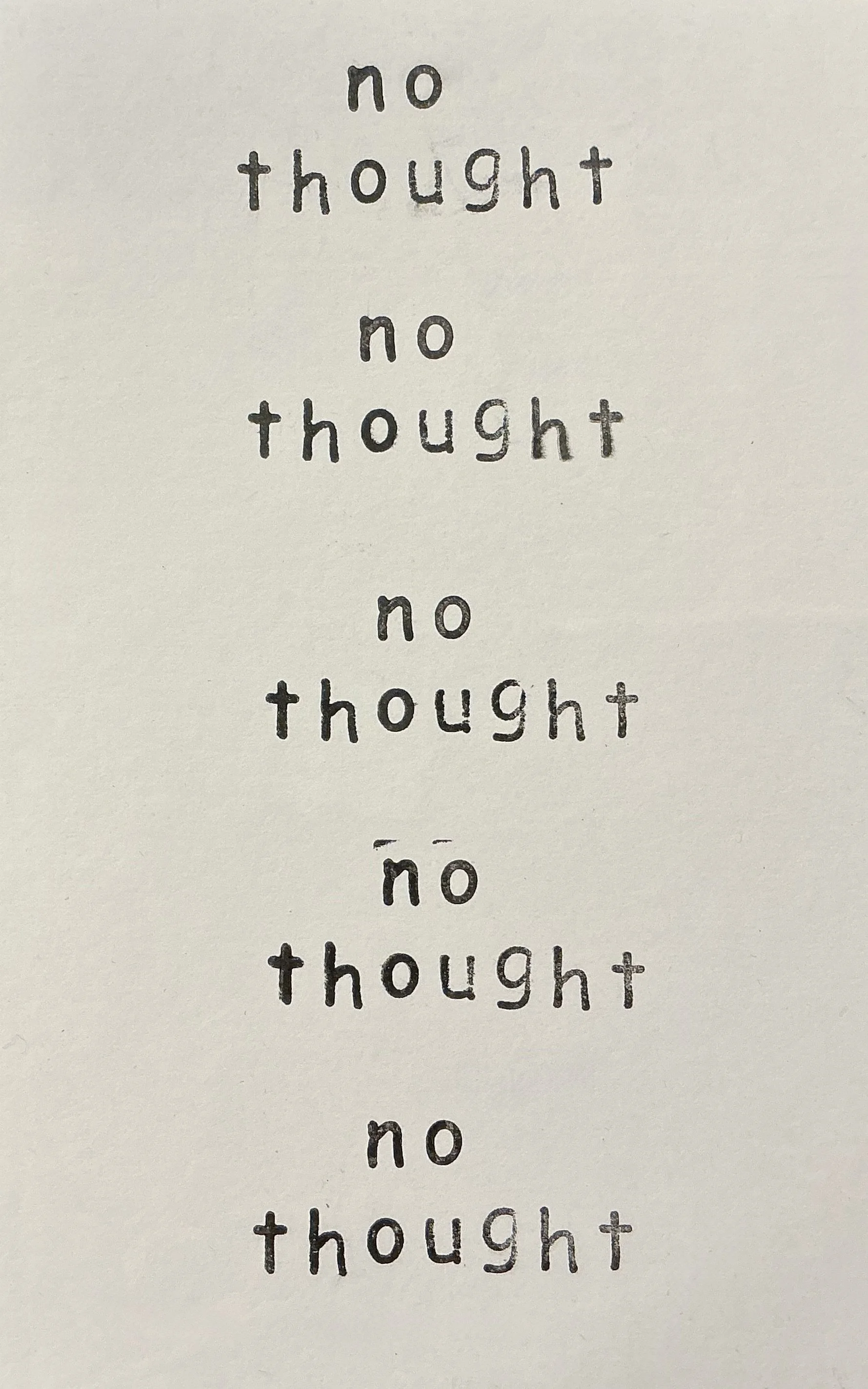 No Thought