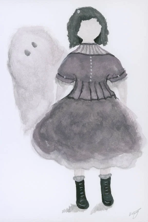 Lil Ghostie
Watercolor on Paper