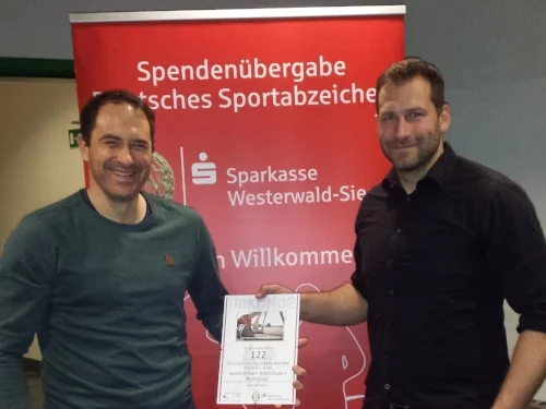 Spendenübergabe Deutsches Sportabzeichen