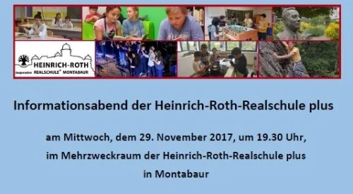 Informationsabend der Heinrich-Roth-Realschule plus